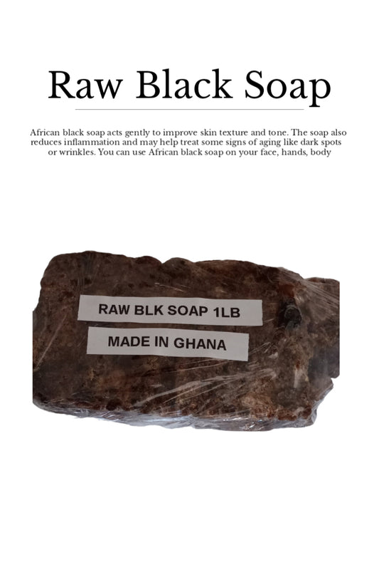 Raw Black Soap
